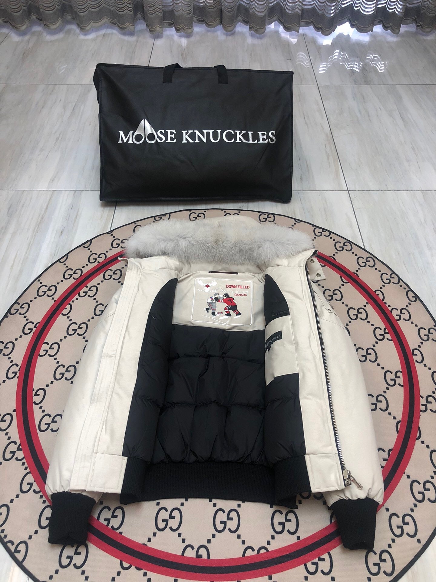 Parka jacket moose