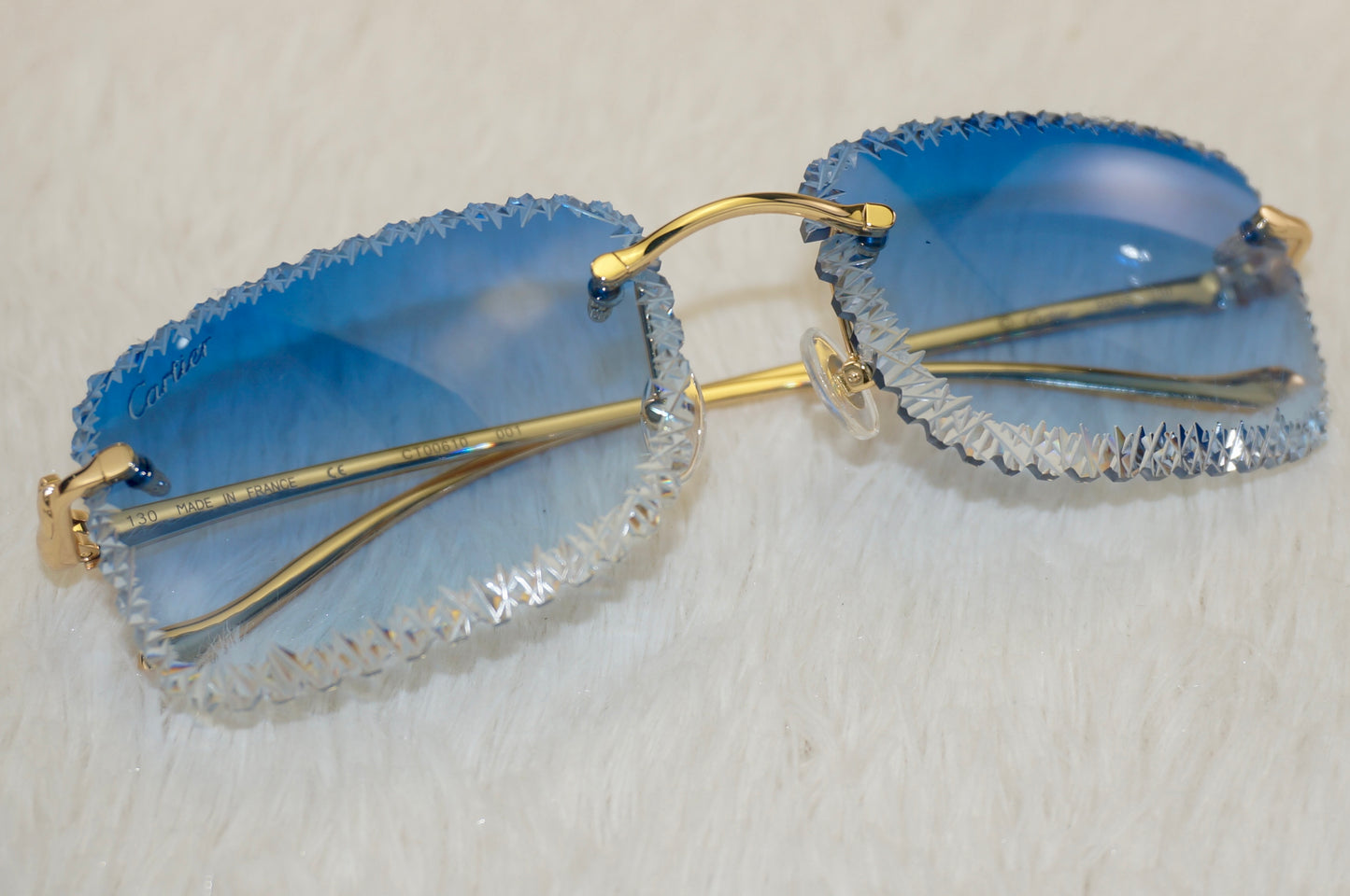 Sunglasses diamond cut