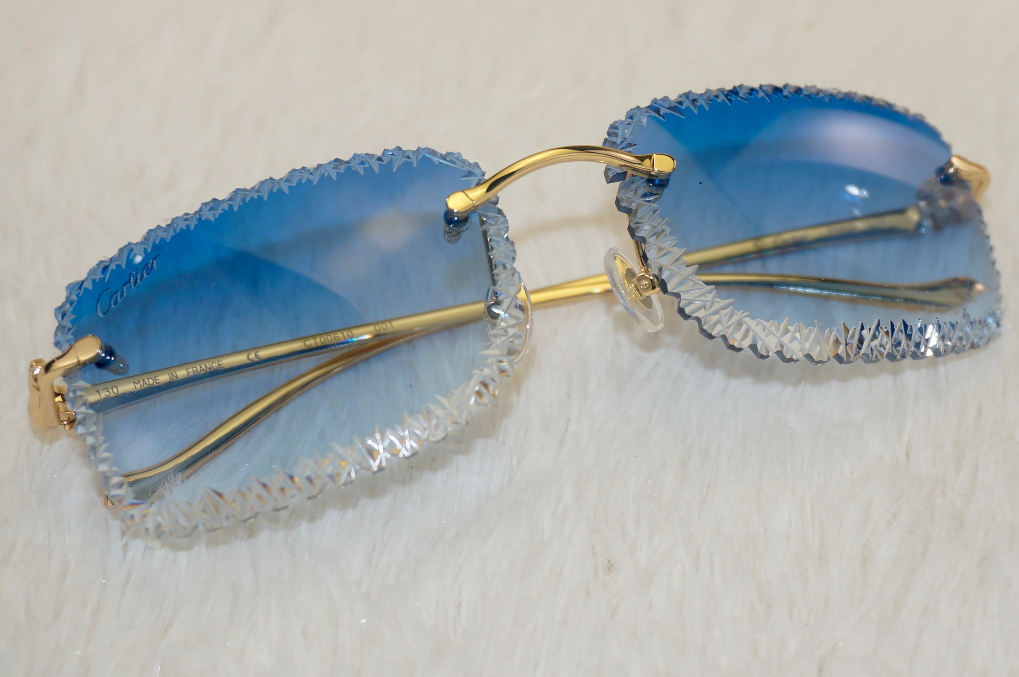 Sunglasses diamond cut