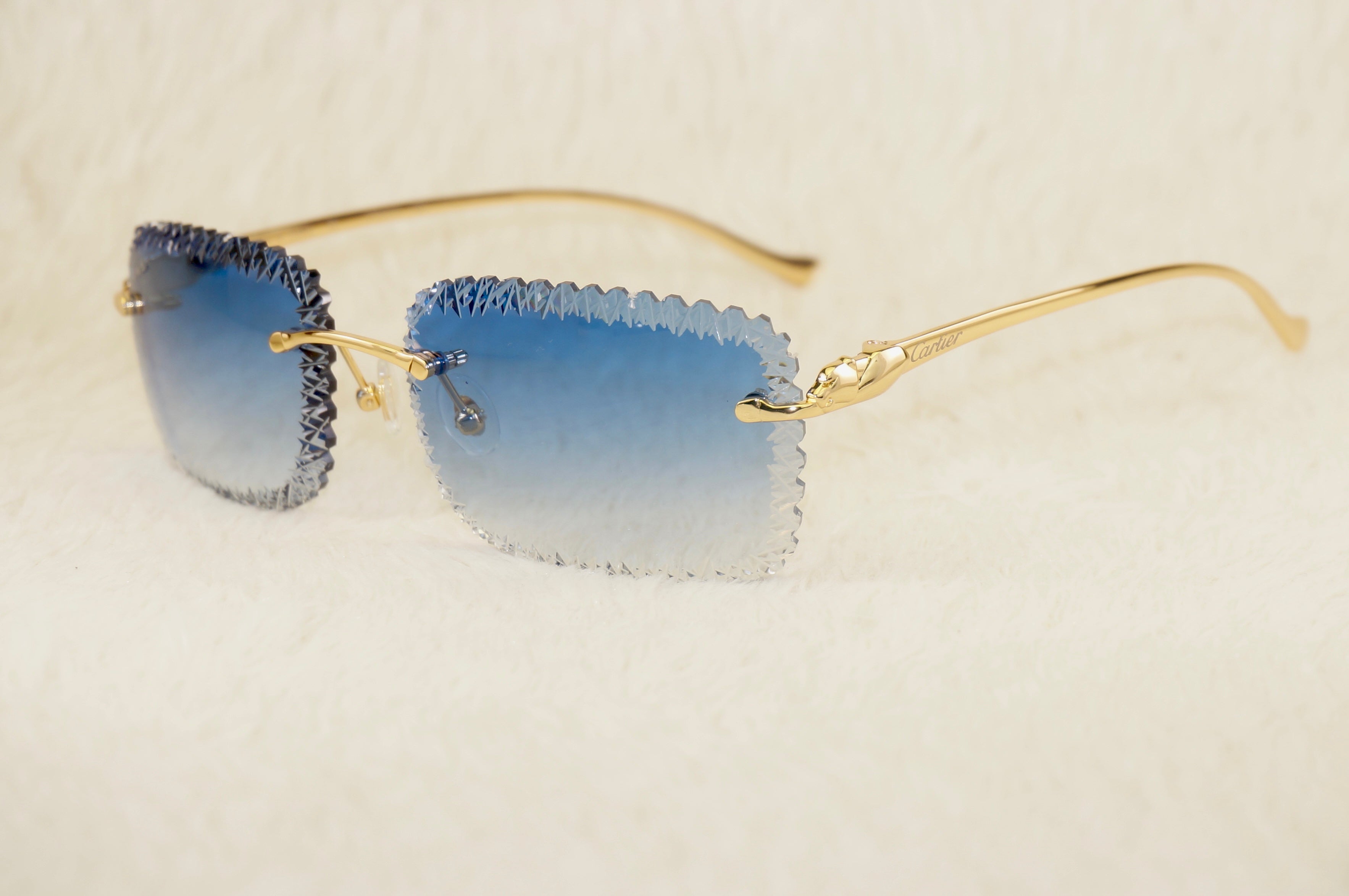 Sunglasses diamond cut