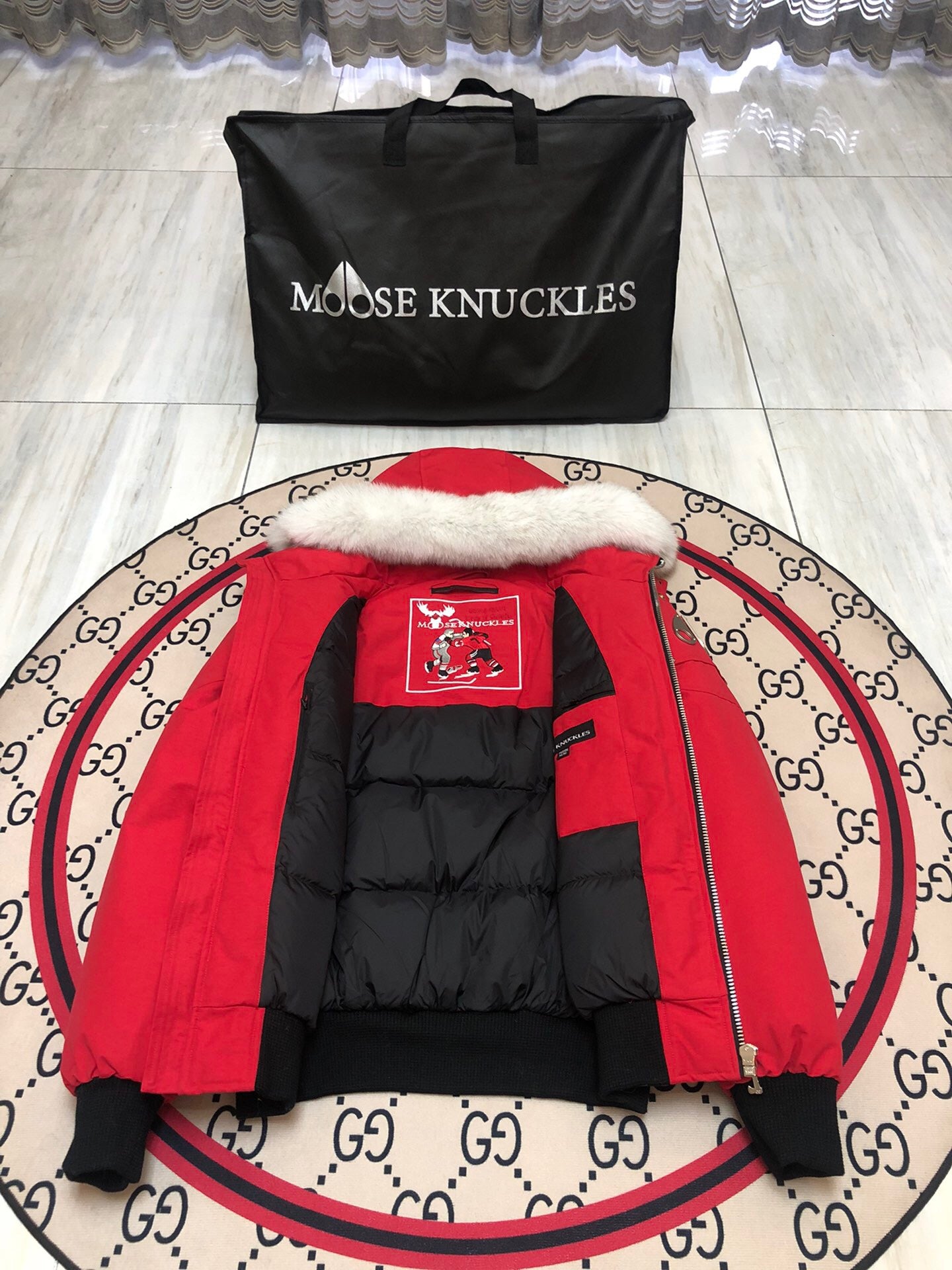 Parka jacket moose