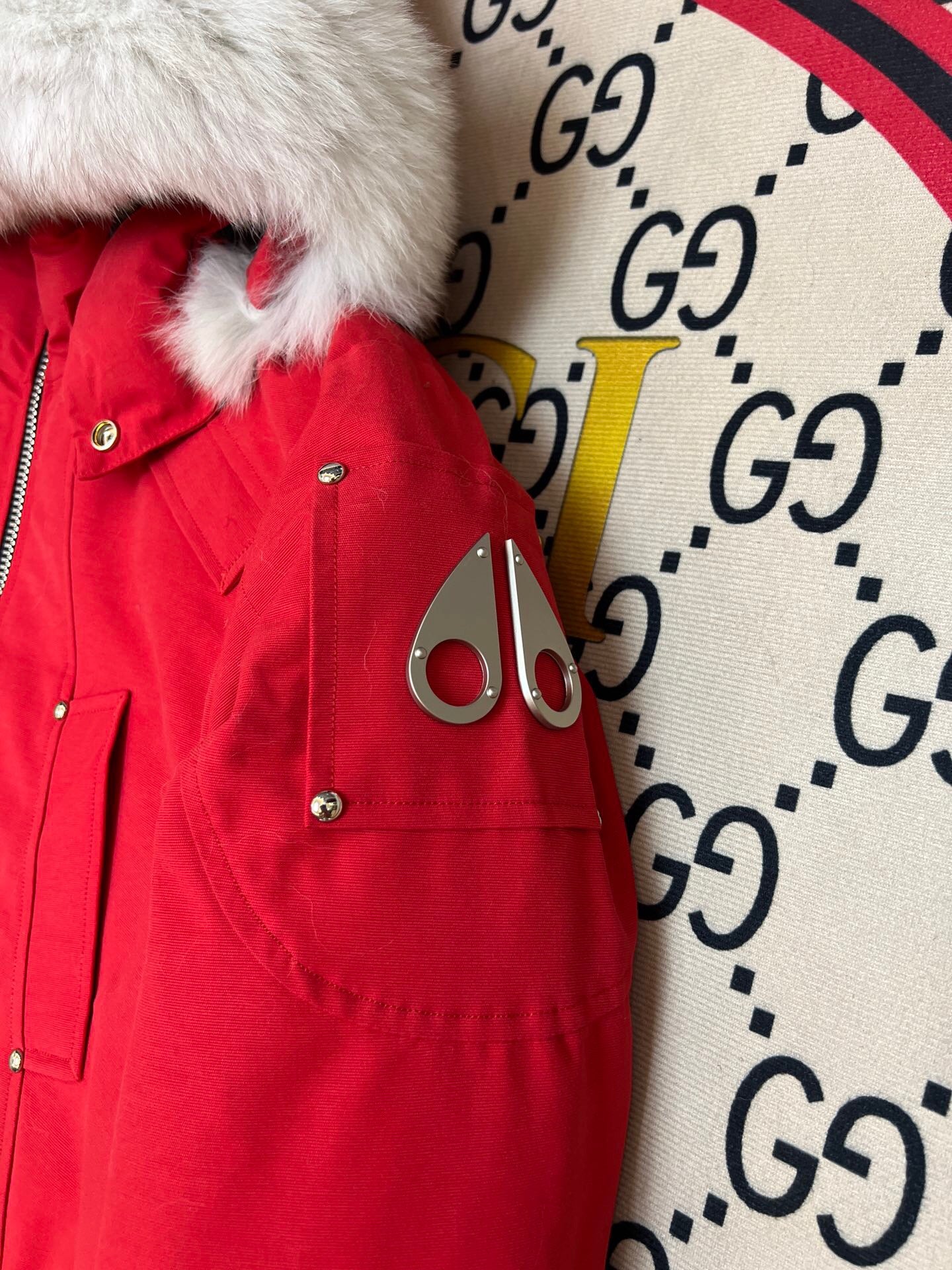 Parka jacket moose