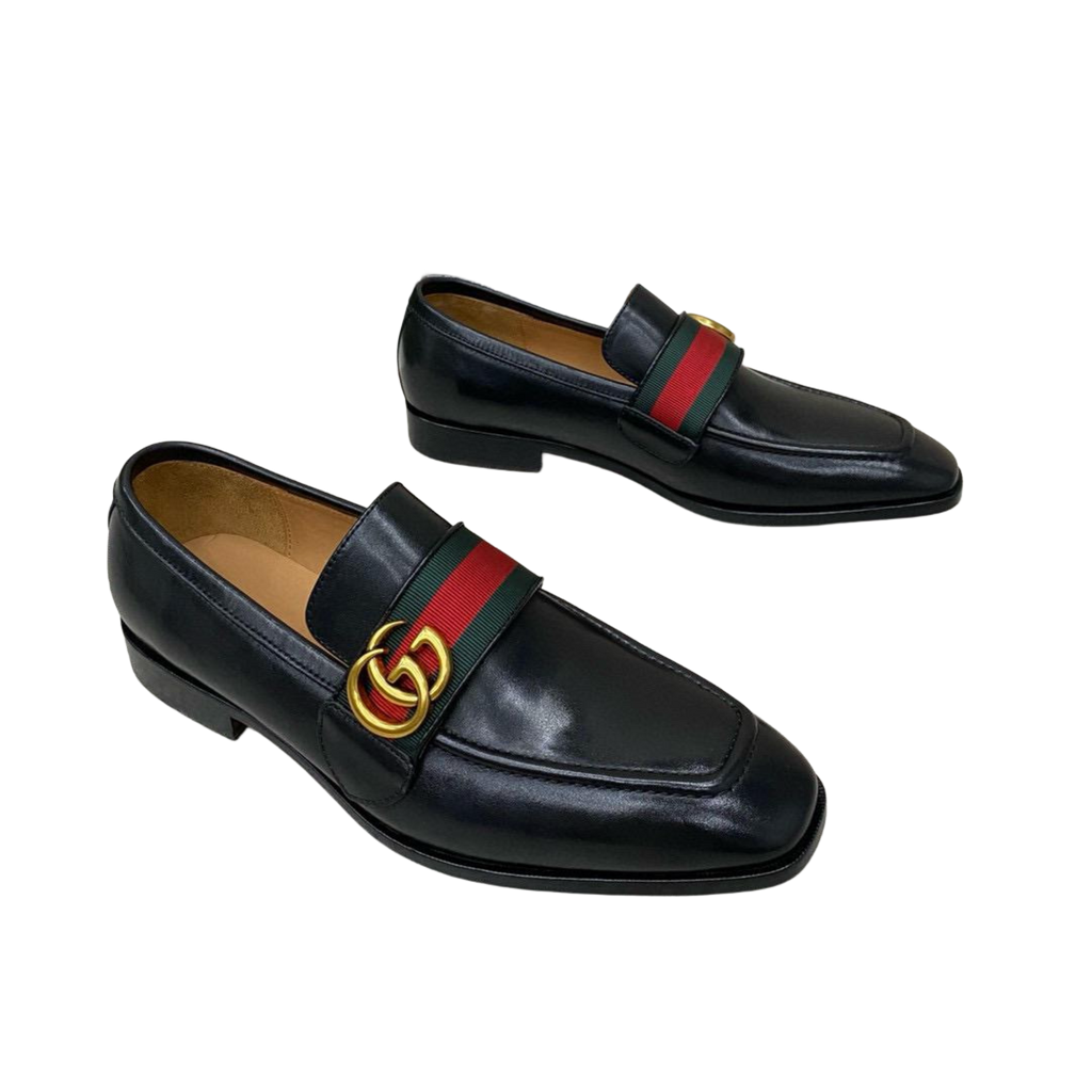 Leather loafers
