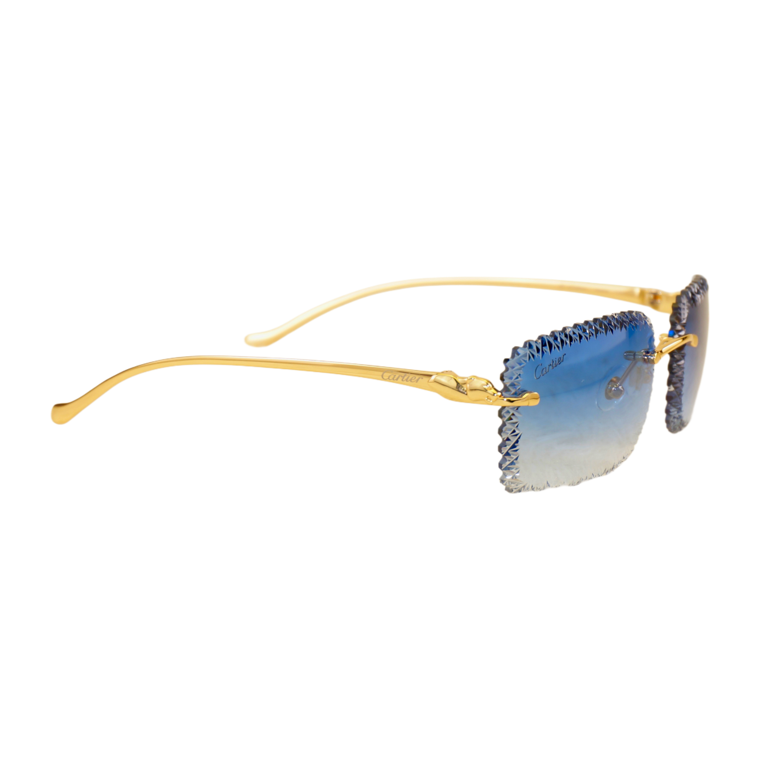Sunglasses diamond cut