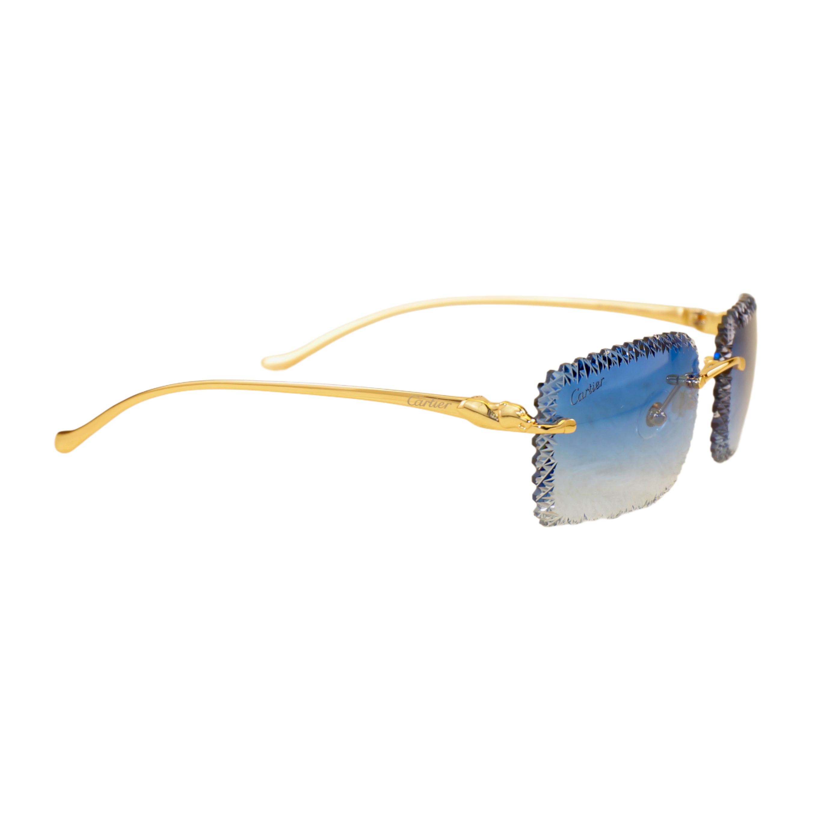 Sunglasses diamond cut